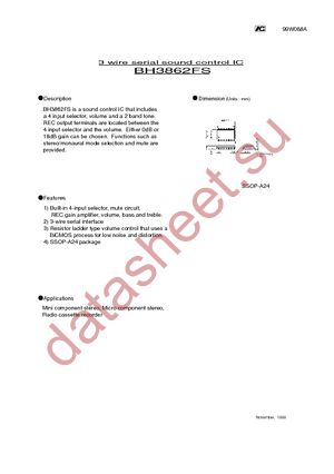 BH3862FS-E2 datasheet  